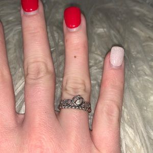 Pandora Princess Ring Size 8